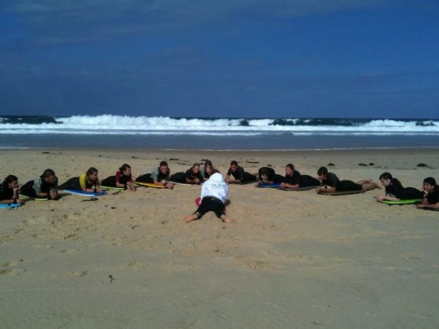  Surfeando en Arcachon en Gironda 